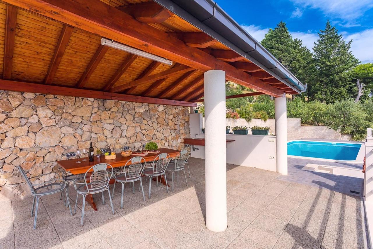 Villa Maslina, With Private 32M2Pool, Panoramic Views On 100Km Coastline, 12 Pax Локва-Рогозница Экстерьер фото