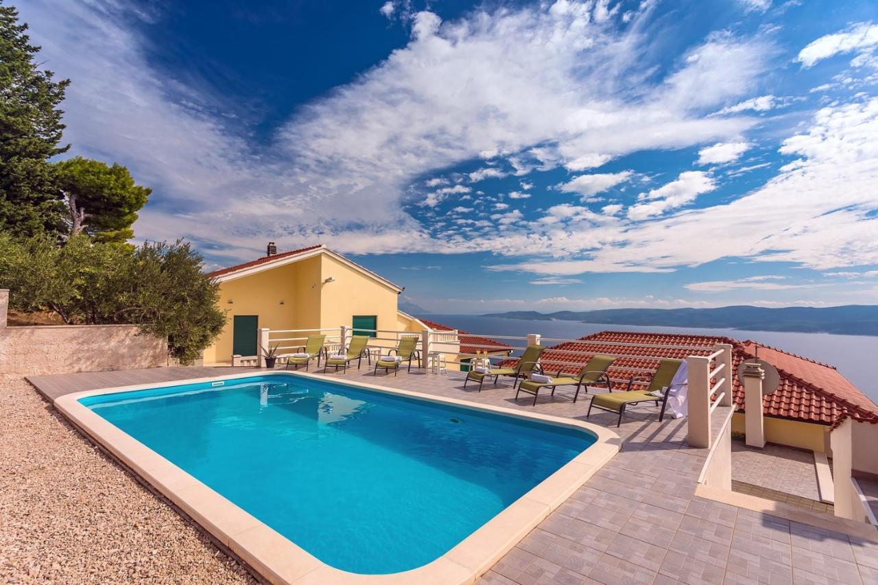 Villa Maslina, With Private 32M2Pool, Panoramic Views On 100Km Coastline, 12 Pax Локва-Рогозница Экстерьер фото